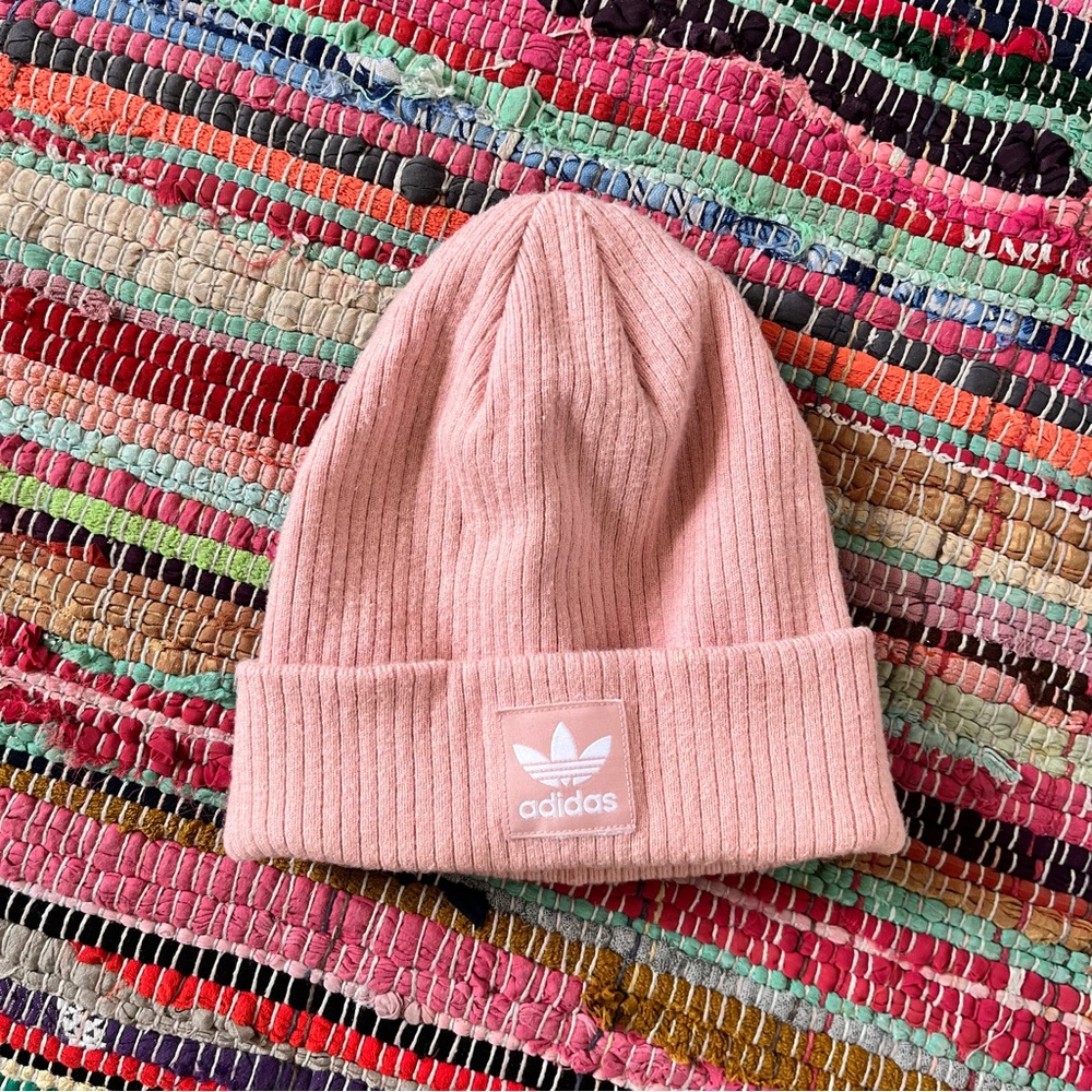 Adidas Beanie Hat Peach